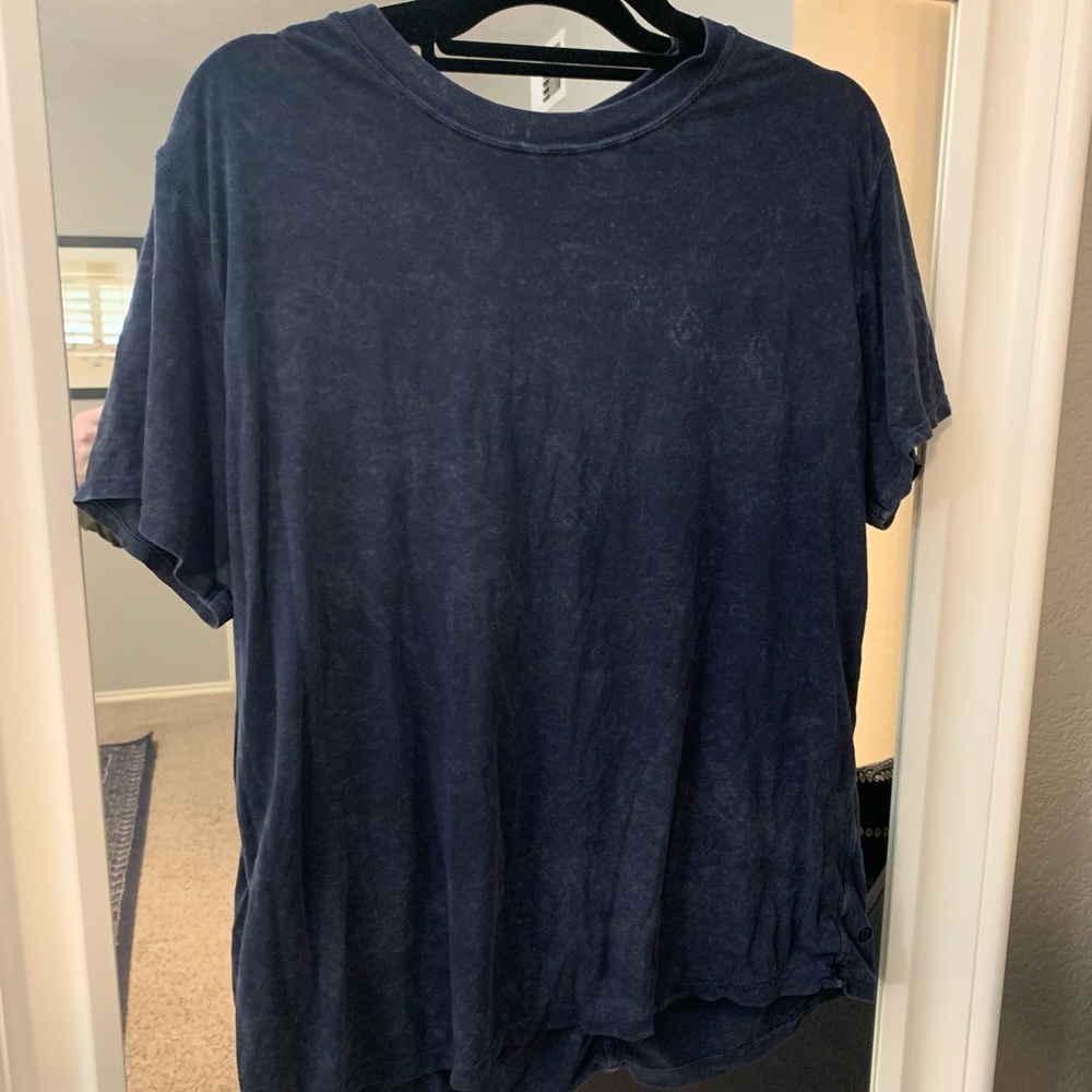Lululemon All Yours Short Sleeve T-Shirt - Navy Blue